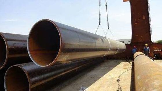 Углеродная сталь круглый черный сварный бесшовный трубка ASTM A53 стальной трубы 12M длина для EMT трубы