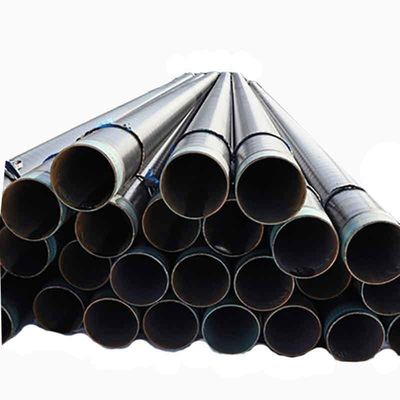 ERW Углеродистая сталь Черная сварная бесшовная трубка ASTM A53 JIS/BIS Сертифицированная горячекатаная конструкция Применение в 6m 12m длины
