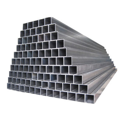 BS EN GB AiSi ASTM A50 1*1inch 40x60 GI Квадратные стальные трубы 20x20x2 100x100 Квадратные трубы из углеродистой стали Незаправленные