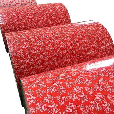 Сертификат ISO9001 Zhongyu Flower PPGI Prime Coils Крысовые листы с оцинкованной сталью, предварительно окрашенные во всех цветах RAL