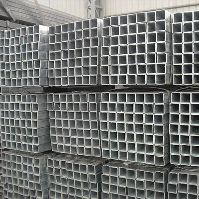 Нелегированные ASTM A50 1 * 1 дюйм 40x60 GI квадратные стальные трубы 20x20x2 100x100 Углеродистые стальные квадратные трубы с сертификатом ISO9001