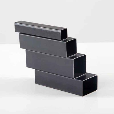 Прочность 12x12 Расписание 40 Черная квадратная и прямоугольная стальная труба для Q195/Q235/Q345/SS400 степени настраиваемой толщины