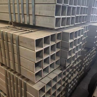 25x50 50x50 мм Q235 A36 Углеродный квадратный трубный прямоугольный полые стальные трубы для высокой прочности и гладкой поверхности приложений