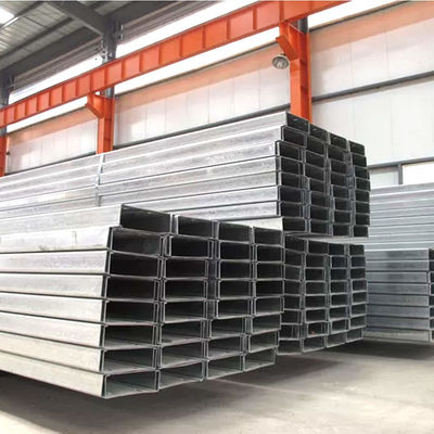 Q235/Q345/SS400/ST37-2/ST52/Q420/Q460/S235JR/S275JR/S355JR Оцинкованная стальная блокада C с опциональными длинами
