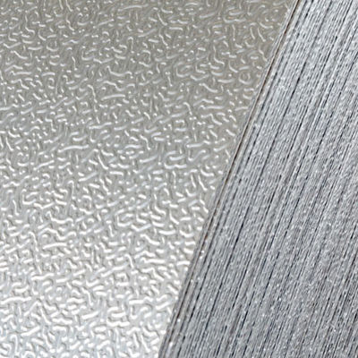 ASTM Standard BA Surface Finish 300 серии Нержавеющая сталь рельефные листы для пластинки