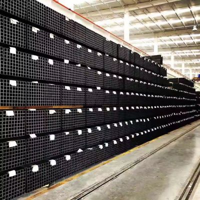 Форма квадратного сечения 30x30x3 мм 23 мм Длина 6м S355 Черная железная сварная труба Углеродистая стальная квадратная труба