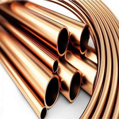 99.90% Cu ASTM B75 Медь Никель Sch XS Бесшовная гидравлическая проводящая стальная труба 3/8&quot; 1/2&quot; Бесшовная жидкость труба Медная труба