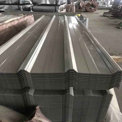 Z30-Z40 Покрытие полного жесткого PPGI гофрированного оцинкованного железа цинка металлических кровельных листов для стальных строительных материалов