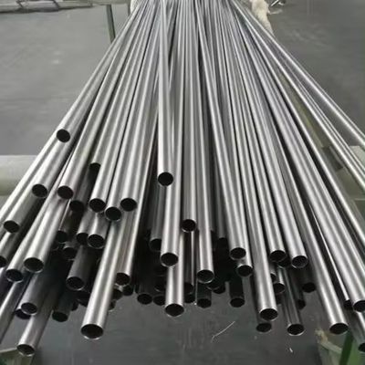Прочный материал Промышленная круглая форма Gr5 Титановый выхлопный бесшовный гидравлический трубопровод для оборудования для обработки тепла газа