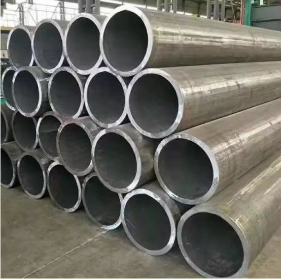 Газовая труба Бесшовная труба из углеродистой стали для строительства Незаправленная маслом 1 м Длина Круглое сечение