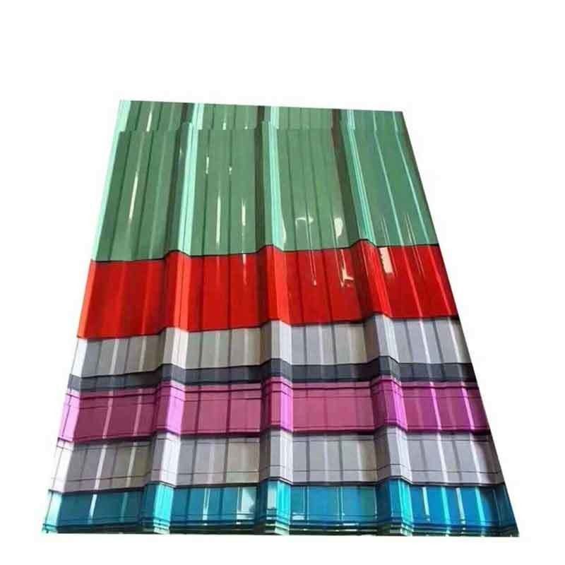 Zhongyu JIS ASTM 24GAUGE PPGI ПРЕ-РЕЗИМИРОВАННЫЙ МЕТАЛЬНЫЙ КРАСНЫЙ ПЛАТ 60G GI Цинк покрытый железной гофрированной стальной пластиной Ширина 700-2000 мм